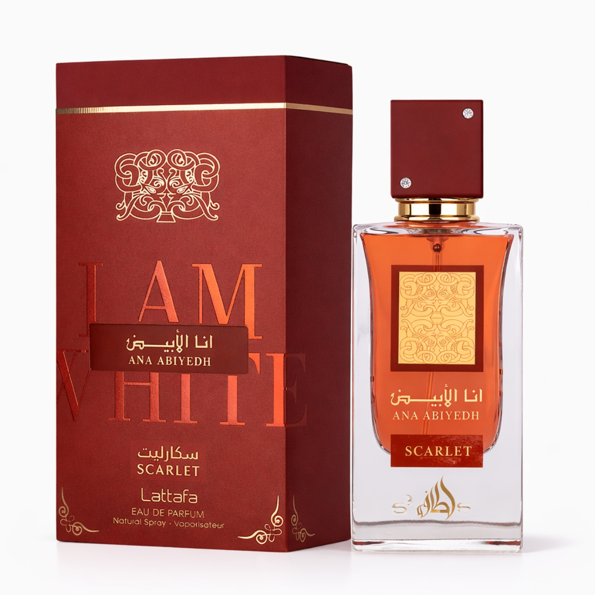 Lattafa Ana Abiyadh Scarlet perfume 100ml floral oriental women fragrance Pakistan