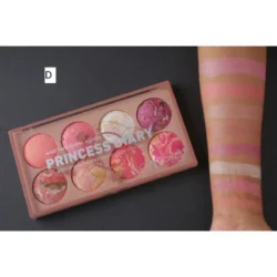Emelie Princess Diary Terracotta Blusher Palette – 8-shade blush for glowing cheeks in Pakistan