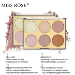 Miss Rose Glow Highlighter Palette – Radiant & Luminous