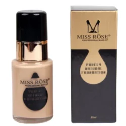Miss Rose Purely Natural Foundation - Lightweight & flawless coverage.
