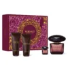 Versace Crystal Noir gift set, featuring a bottle of seductive fragrance for women