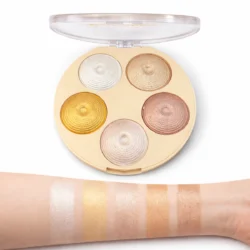 final touch strobe lift highlighter 5 shades glow palette