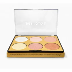 Miss Rose 6 Colors Glow Highlighter Palette Radiant Makeup Kit
