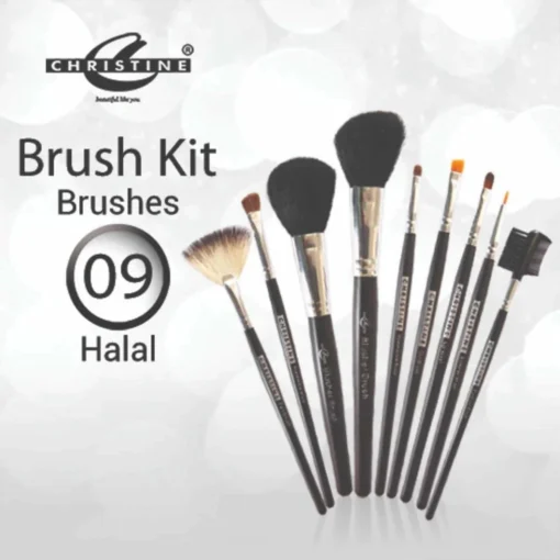 Christine Pro-Tec 9-Piece Professional Makeup Brush Set