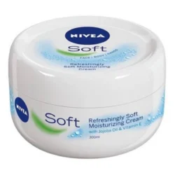 Nivea Soft Cream – Light, non-greasy moisturizer for soft and smooth skin