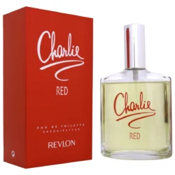 Revlon Charlie Red, a bold and feminine floral fragrance with a hint of spice.