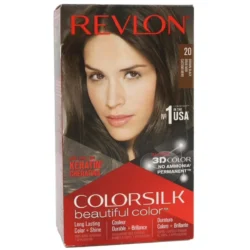 Revlon Color Silk 20 Brown Black – natural, deep brown-black shade