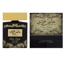 Lattafa Pure Oudi Liquid Gold – Bold Oud Perfume for Men