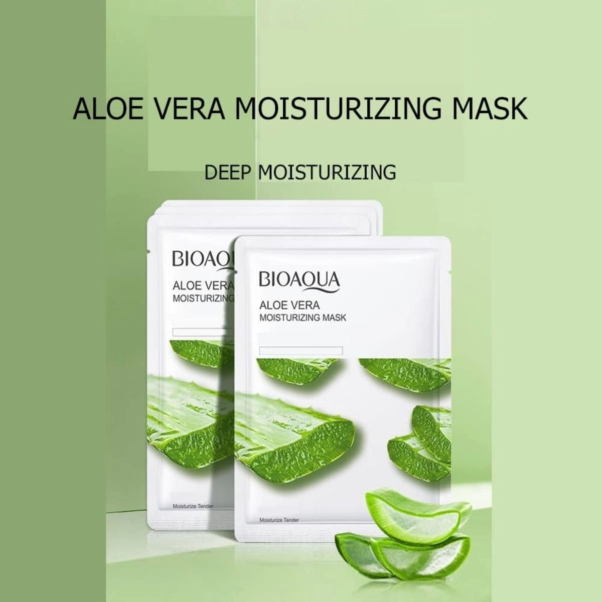 Bio Aqua Aloe Vera Moisturizing Sheet Mask packaging