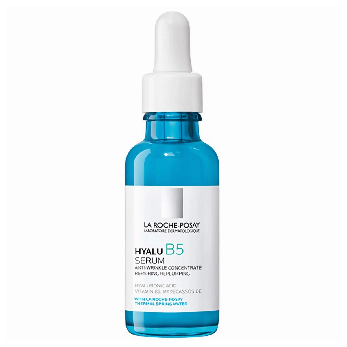 La Roche-Posay Hyalu B5 Pure Hyaluronic Acid Serum 30ml for deep hydration and anti-aging.