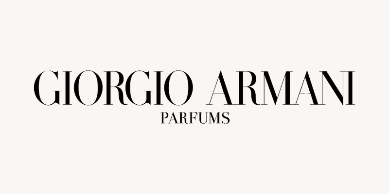 Giorgio Armani perfume brand logo