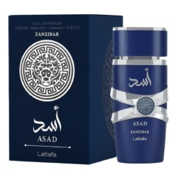 Lattafa Asad Zanzibar Men Perfume 100ml – Tropical Spicy Coconut Fragrance in Karachi