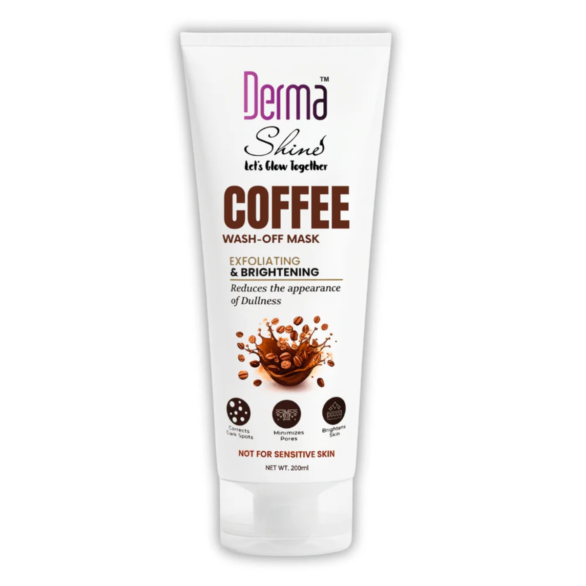 Derma Shine Coffee Wash Off Mask 200gm– Deep Cleansing & Revitalizing Facial Mask in Pakistan