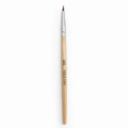 Fine tip eyeliner brush for gel and liquid liner precise application