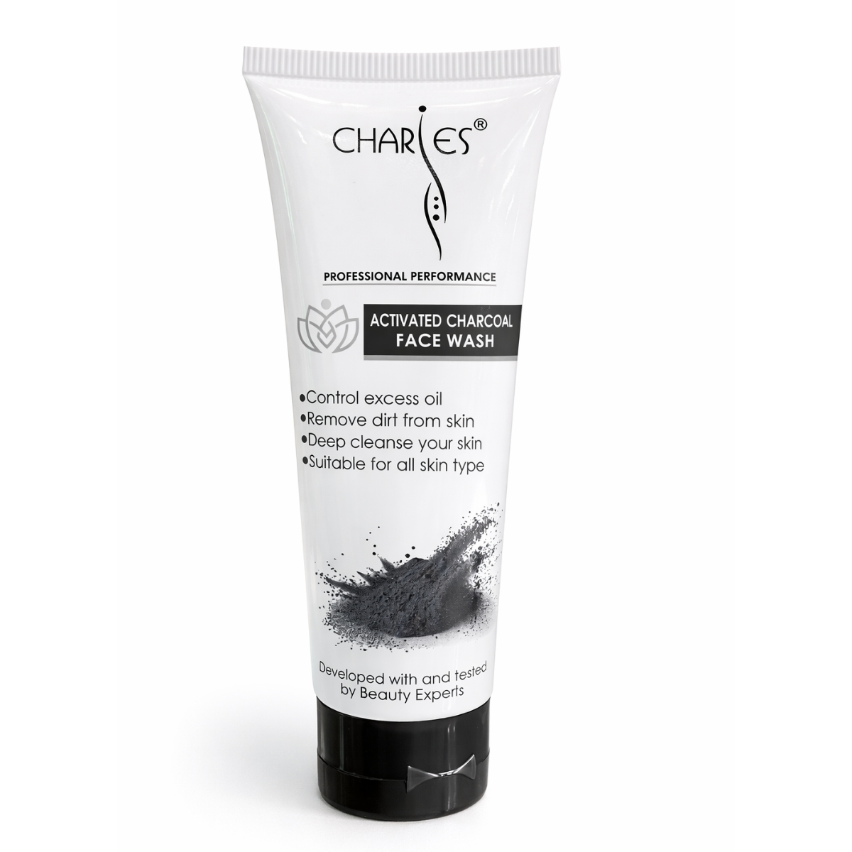 Charies Activated Charcoal Face Wash Deep Clean Oil Control Cleanser