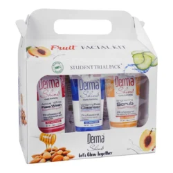 Derma Shine Fruit Facial Kit 6 Step Skin Brightening Facial Treatment