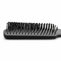 Premium cushion paddle hair brush with plastic ball tip bristles for anti breakage blow dry styling