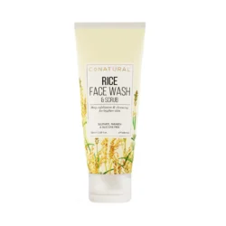 Conatural Rice Face Wash and Scrub for glowing skin gentle exfoliating cleanser Pakistan
