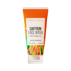 Conatural Saffron Face Wash gentle brightening cleanser for oily acne prone skin Pakistan