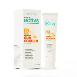Conatural Sunscreen SPF 60 broad spectrum UVA UVB protection non greasy sunscreen Pakistan