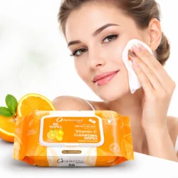 glamorous cleansing makeup remover wipes 60pcs pack vitamin c