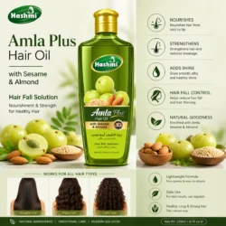 Hashmi Amla Plus Hair Oil for Hair Growth and Anti Hair Fall Pakistan