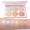 MSYAHO baked highlighter palette 6 shades shimmer glow makeup