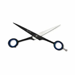 Rosella professional hair cutting scissors black stainless steel salon use