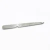 Stainless steel nail file professional manicure tool for shaping and smoothing nails